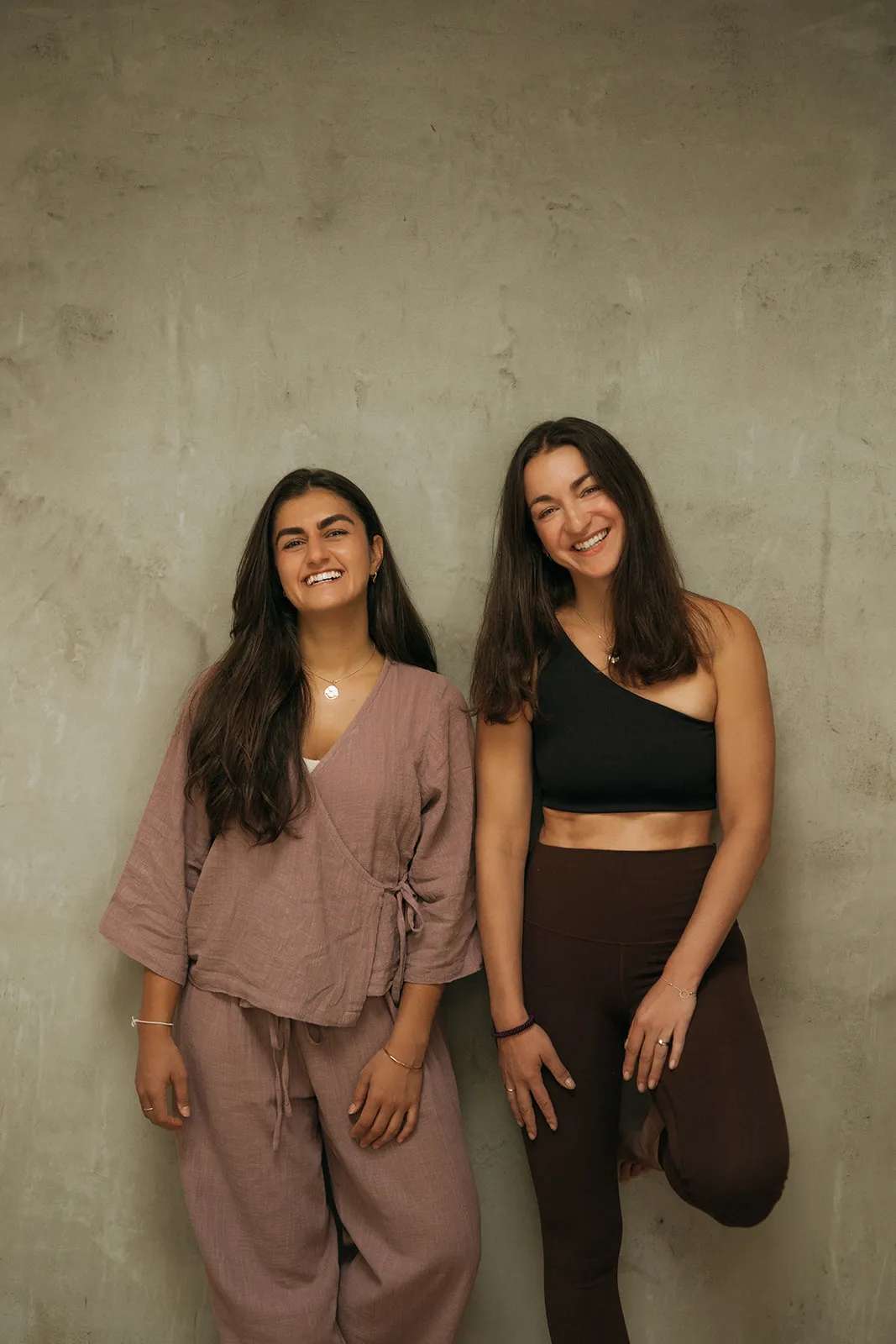 Adéla Porubská and Kimia Hajian at Yoga Movement Prague